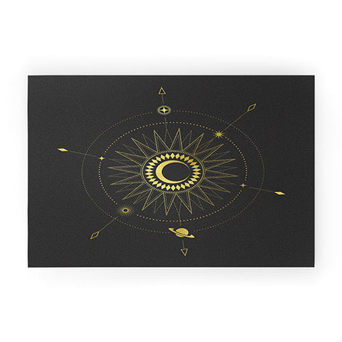 Emanuela Carratoni Moon Directions Welcome Mat