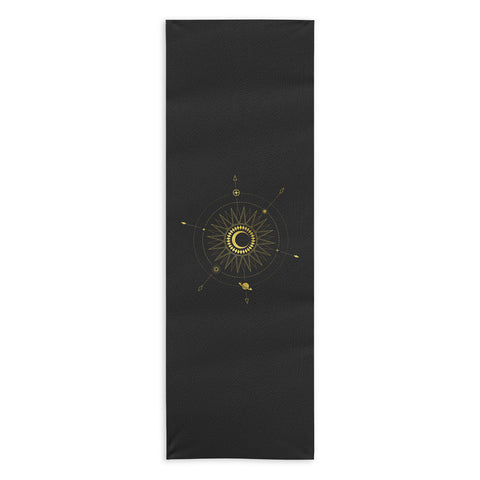 Emanuela Carratoni Moon Directions Yoga Towel