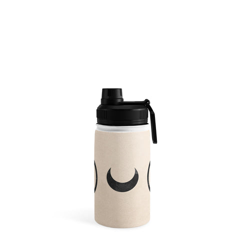 Emanuela Carratoni Moon on Mountain Water Bottle