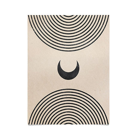 Emanuela Carratoni Moon on Mountain Poster