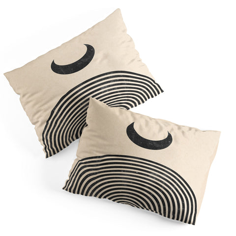 Emanuela Carratoni Moon on Mountain Pillow Shams