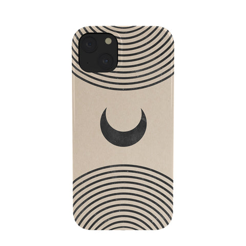 Emanuela Carratoni Moon on Mountain Phone Case