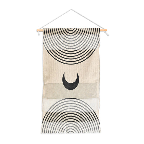 Emanuela Carratoni Moon on Mountain Wall Hanging Portrait