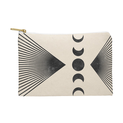 Emanuela Carratoni Moon Phases on Mountains Pouch