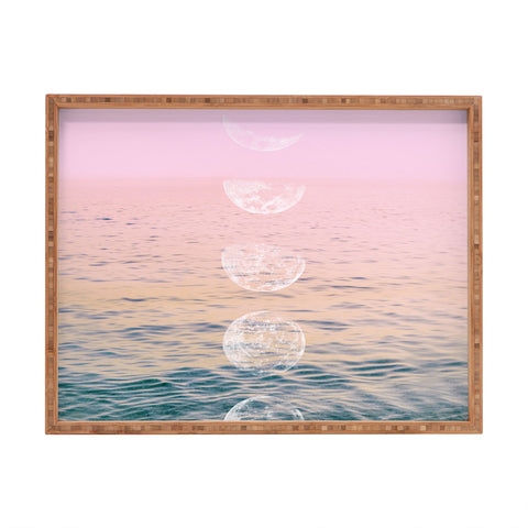 Emanuela Carratoni Moontime on the Beach Rectangular Tray