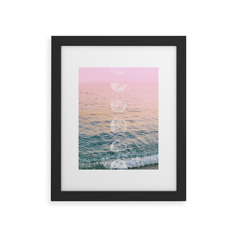 Emanuela Carratoni Moontime on the Beach Framed Art Print