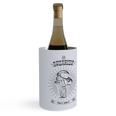 Emanuela Carratoni Mushrooms Zodiac Aquarius Wine Chiller