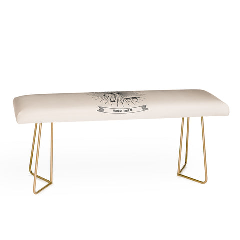 Emanuela Carratoni Mushrooms Zodiac Aries Bench