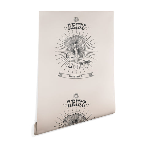 Emanuela Carratoni Mushrooms Zodiac Aries Wallpaper