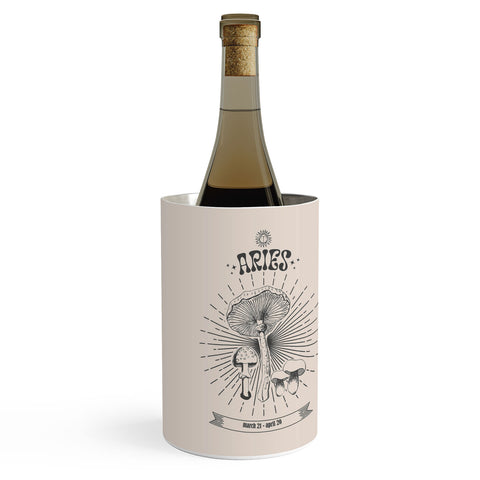 Emanuela Carratoni Mushrooms Zodiac Aries Wine Chiller