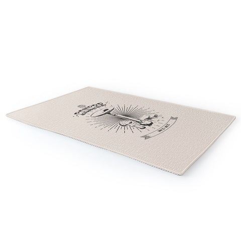 Emanuela Carratoni Mushrooms Zodiac Cancer Area Rug