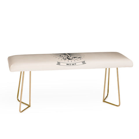 Emanuela Carratoni Mushrooms Zodiac Cancer Bench