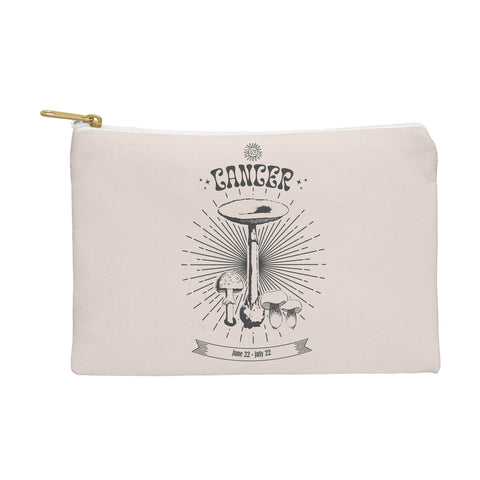 Emanuela Carratoni Mushrooms Zodiac Cancer Pouch