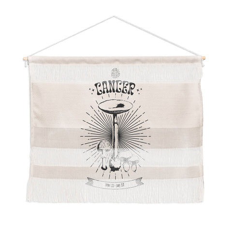 Emanuela Carratoni Mushrooms Zodiac Cancer Wall Hanging Landscape