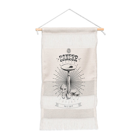 Emanuela Carratoni Mushrooms Zodiac Cancer Wall Hanging Portrait
