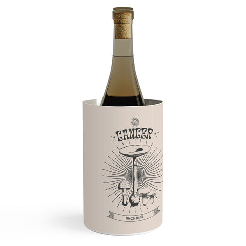 Emanuela Carratoni Mushrooms Zodiac Cancer Wine Chiller