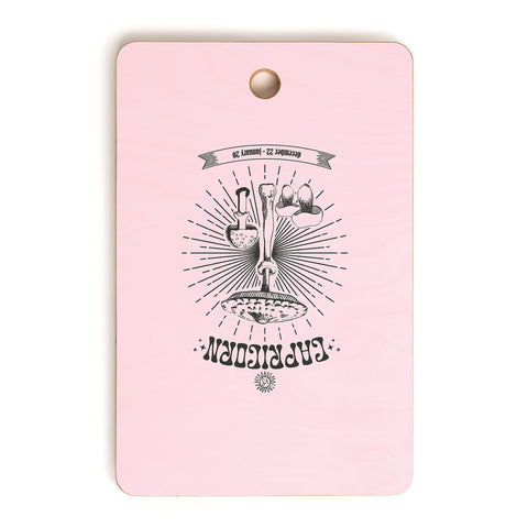 Emanuela Carratoni Mushrooms Zodiac Capricorn Cutting Board Rectangle