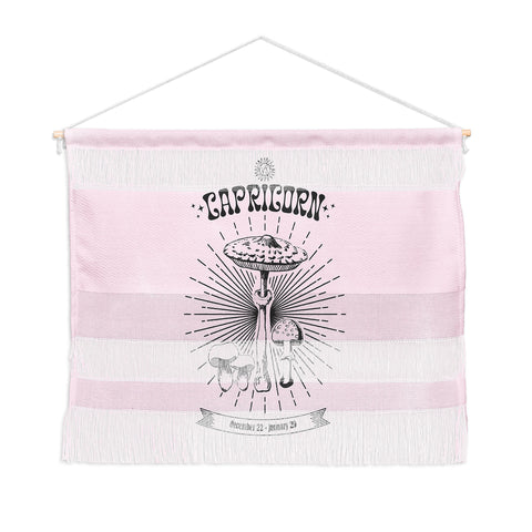 Emanuela Carratoni Mushrooms Zodiac Capricorn Wall Hanging Landscape