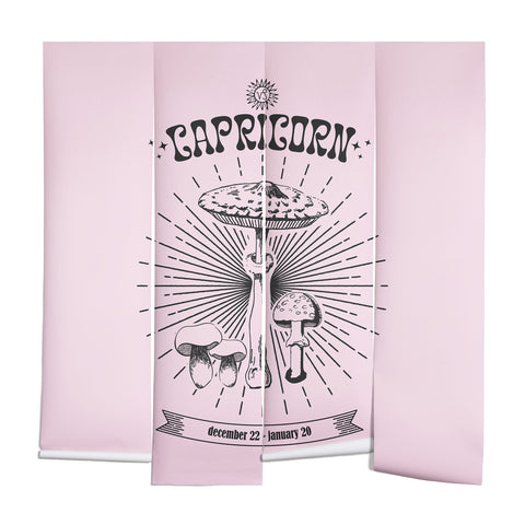 Emanuela Carratoni Mushrooms Zodiac Capricorn Wall Mural