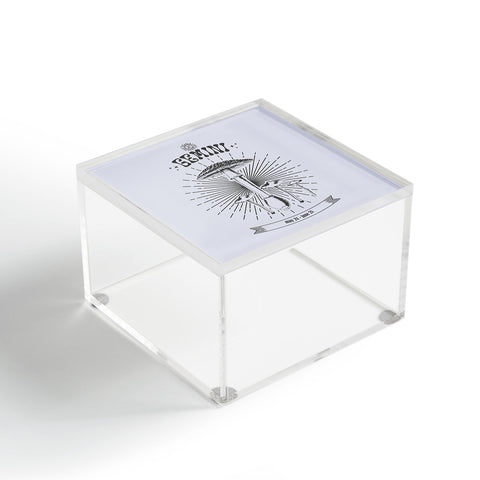Emanuela Carratoni Mushrooms Zodiac Gemini Acrylic Box