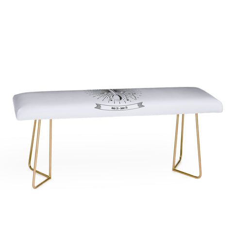 Emanuela Carratoni Mushrooms Zodiac Gemini Bench