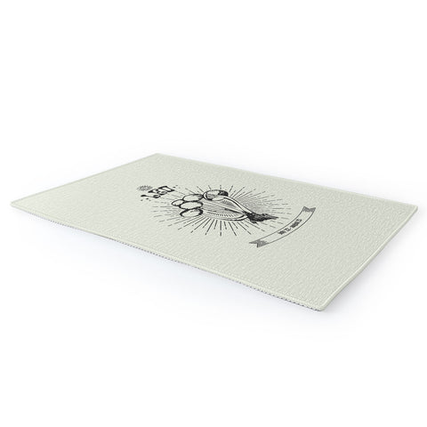 Emanuela Carratoni Mushrooms Zodiac Leo Area Rug