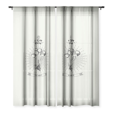 Emanuela Carratoni Mushrooms Zodiac Leo Sheer Non Repeat