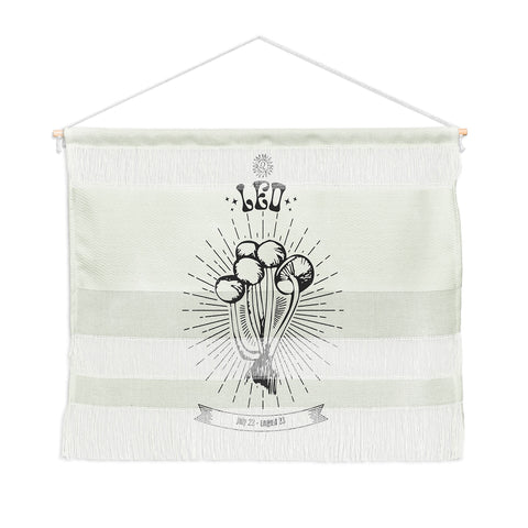 Emanuela Carratoni Mushrooms Zodiac Leo Wall Hanging Landscape