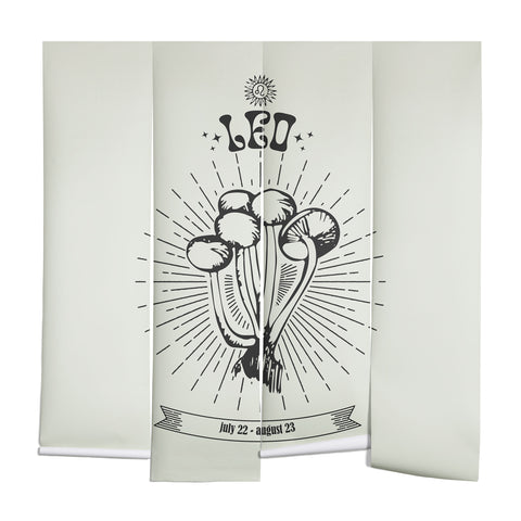 Emanuela Carratoni Mushrooms Zodiac Leo Wall Mural