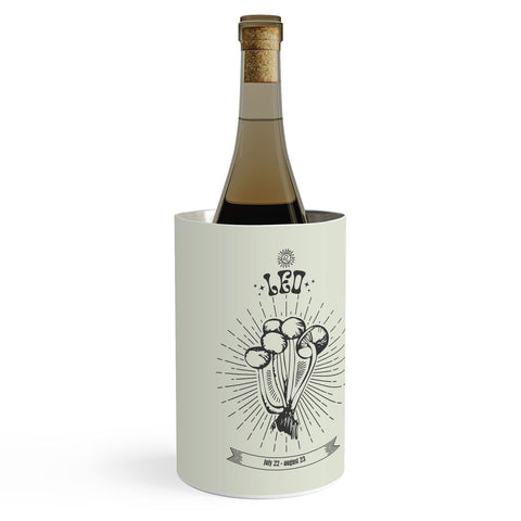 Emanuela Carratoni Mushrooms Zodiac Leo Wine Chiller