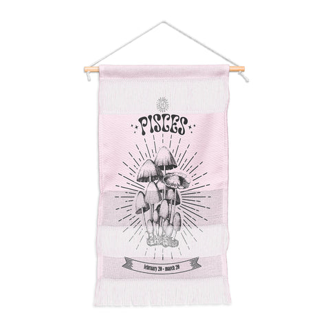 Emanuela Carratoni Mushrooms Zodiac Pisces Wall Hanging Portrait