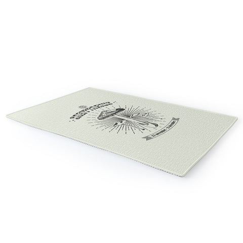 Emanuela Carratoni Mushrooms Zodiac Sagittarius Area Rug
