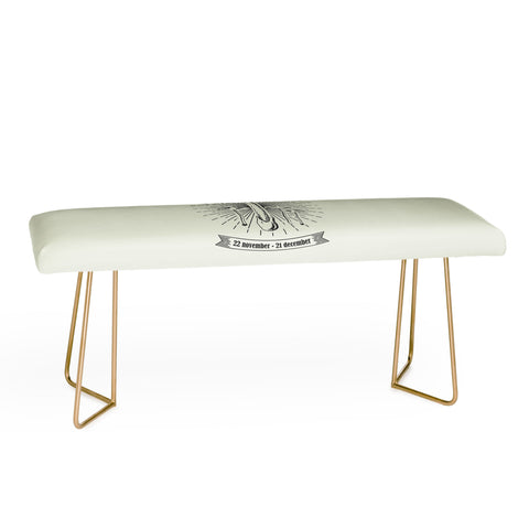 Emanuela Carratoni Mushrooms Zodiac Sagittarius Bench