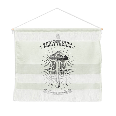Emanuela Carratoni Mushrooms Zodiac Sagittarius Wall Hanging Landscape