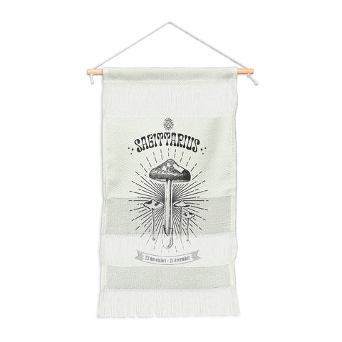 Emanuela Carratoni Mushrooms Zodiac Sagittarius Wall Hanging Portrait