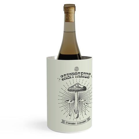 Emanuela Carratoni Mushrooms Zodiac Sagittarius Wine Chiller