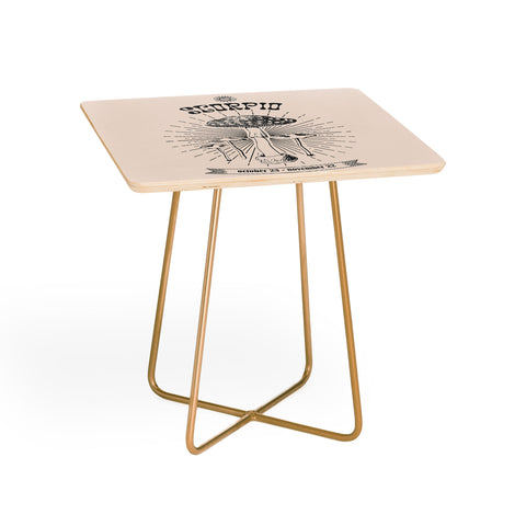 Emanuela Carratoni Mushrooms Zodiac Scorpio Side Table