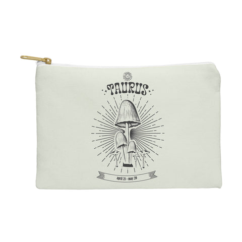 Emanuela Carratoni Mushrooms Zodiac Taurus Pouch