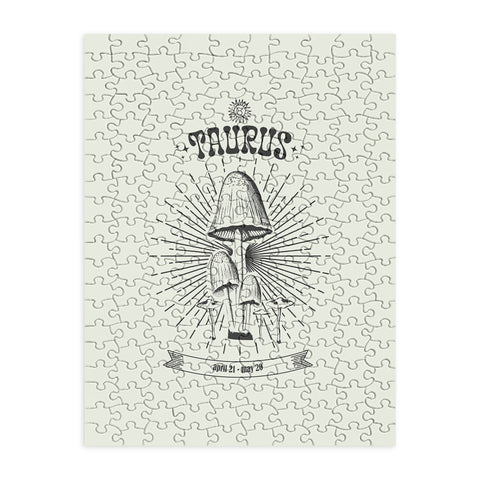Emanuela Carratoni Mushrooms Zodiac Taurus Puzzle