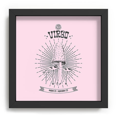 Emanuela Carratoni Mushrooms Zodiac Virgo Recessed Framing Square