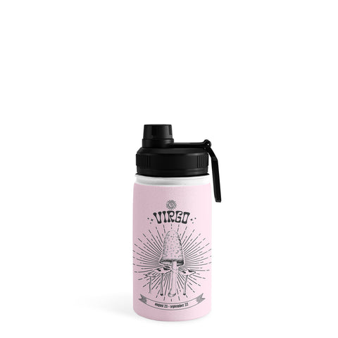 Emanuela Carratoni Mushrooms Zodiac Virgo Water Bottle