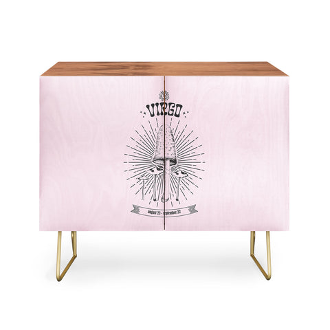 Emanuela Carratoni Mushrooms Zodiac Virgo Credenza