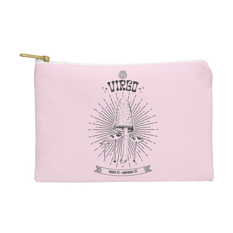 Emanuela Carratoni Mushrooms Zodiac Virgo Pouch