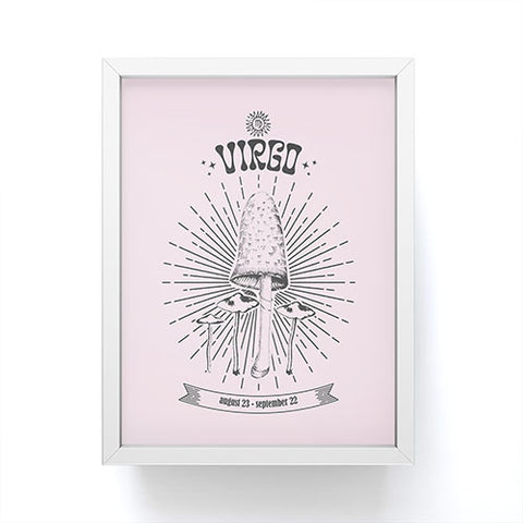 Emanuela Carratoni Mushrooms Zodiac Virgo Framed Mini Art Print