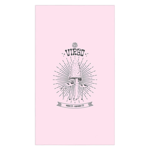Emanuela Carratoni Mushrooms Zodiac Virgo Tablecloth