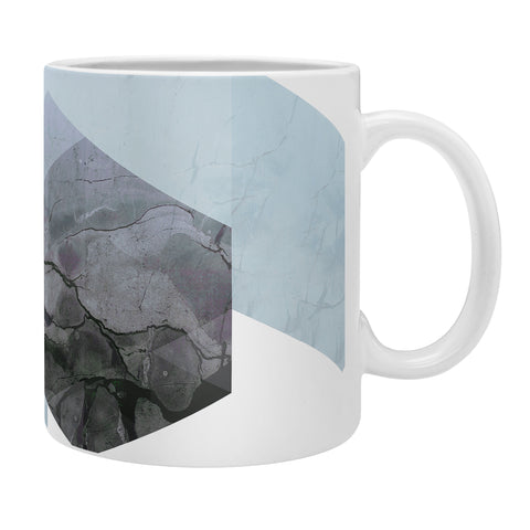 Emanuela Carratoni Neutral Marble Geometry Coffee Mug