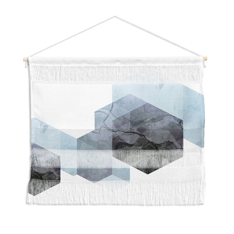 Emanuela Carratoni Neutral Marble Geometry Wall Hanging Landscape