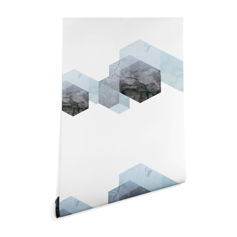 Emanuela Carratoni Neutral Marble Geometry Wallpaper