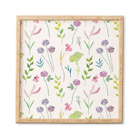 Emanuela Carratoni New Floral Romance Framed Wall Art