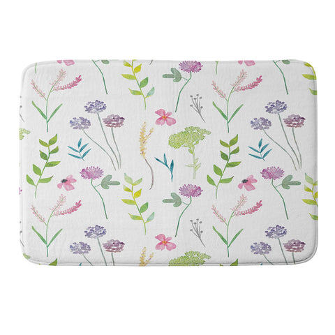Emanuela Carratoni New Floral Romance Memory Foam Bath Mat
